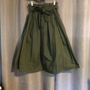 Uniqlo Midi Skirt with Tie Belt Size M